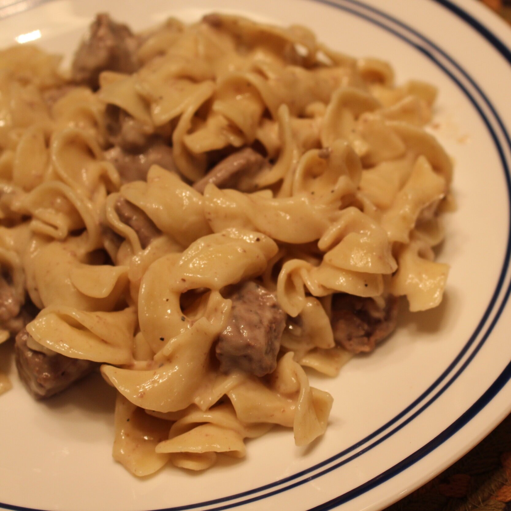 Ground Beef Stroganoff